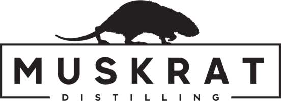 Muskrat Distilling logo.