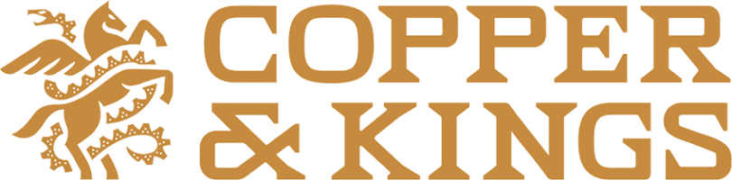 Copper and Kings Distillery logo.