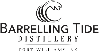 Barrelling Tide Distillery logo.