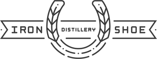 Iron Shoe Distillery logo.