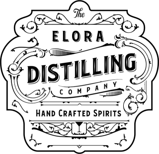 Elora Distilling Company logo.
