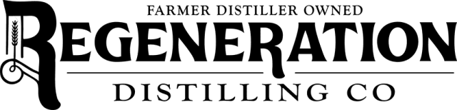 Regeneration Distilling Co. logo.