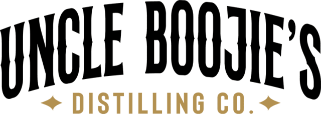 Uncle Boojie's Distilling Co. logo.