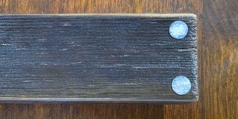 Flight board with bumpers on the bottom.