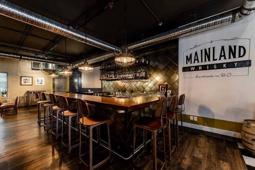Mainland Whisky tasting lounge.